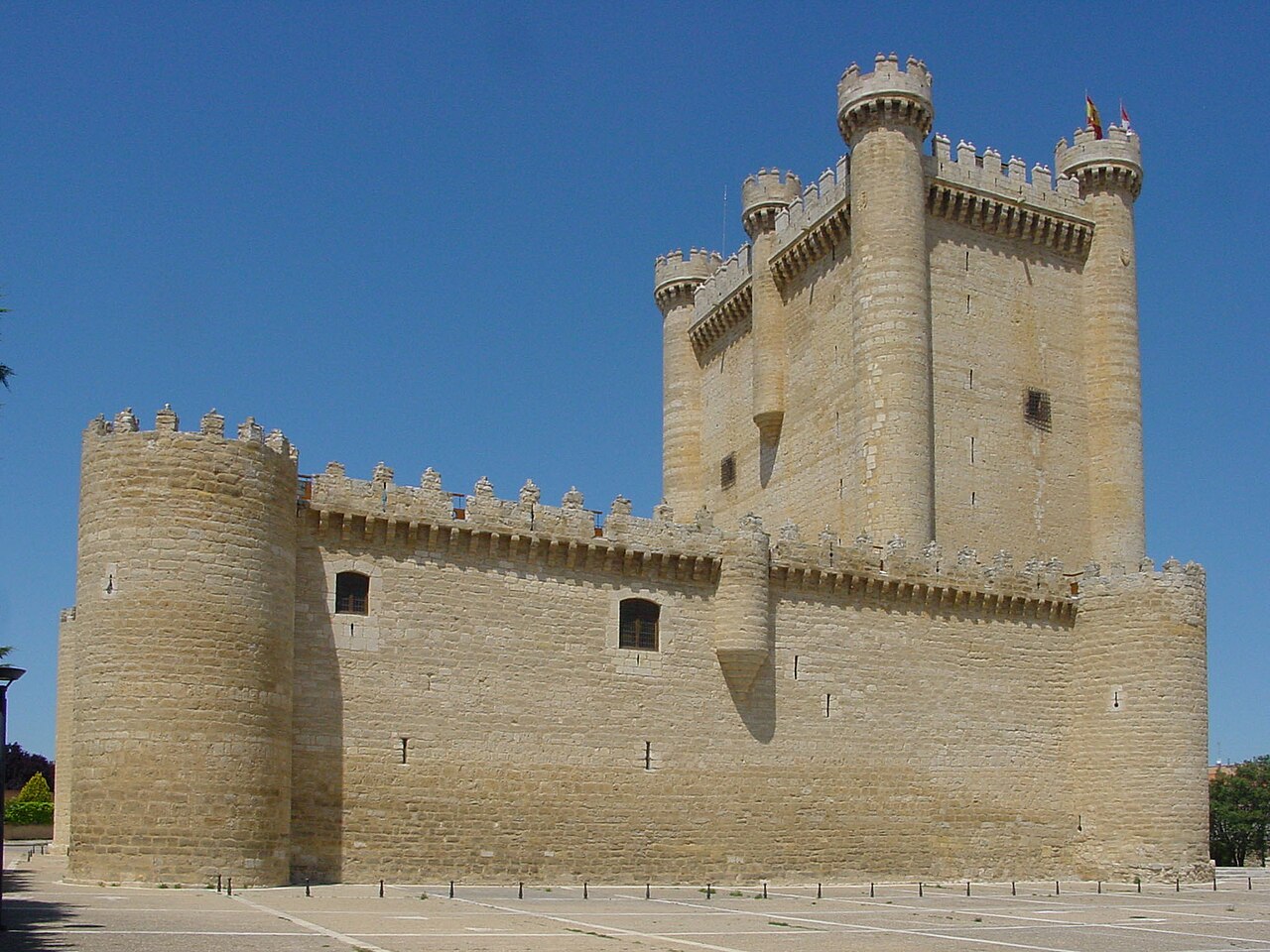 Fuensaldaña Castle in Spain