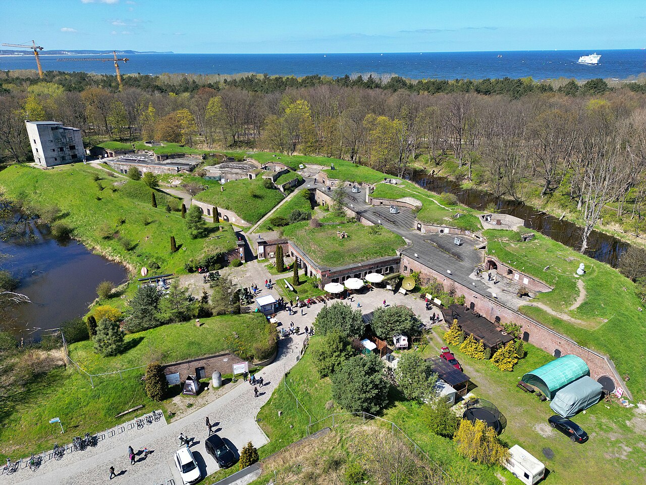 Western Fort in Świnoujście in Polen