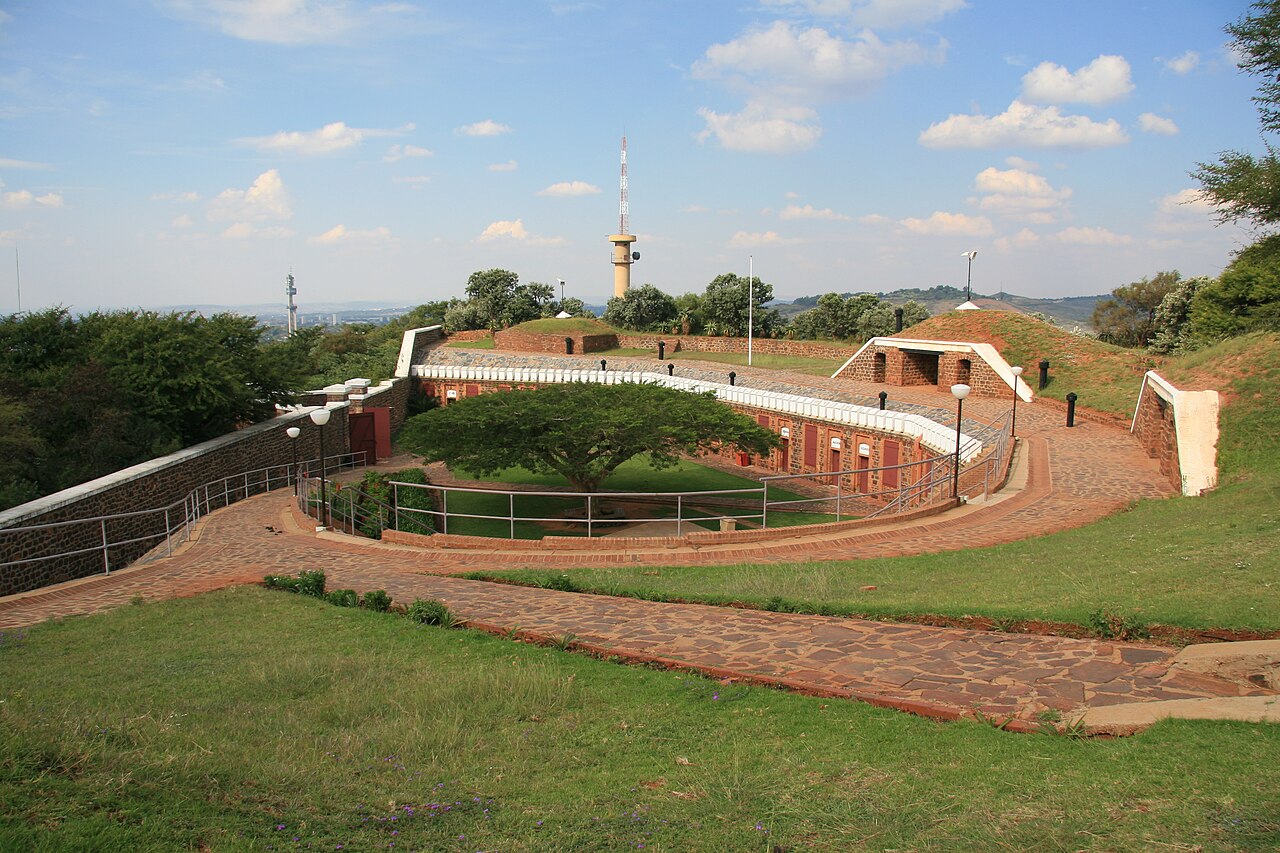 Fort Schanskop in Zuid-Afrika