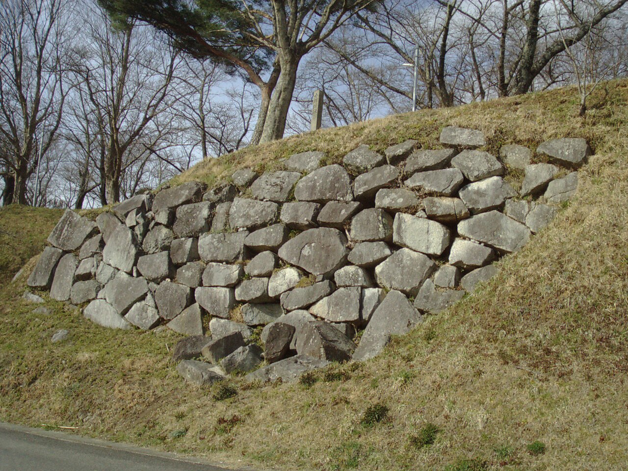 Obama Castle (Mutsu Province) in Japan
