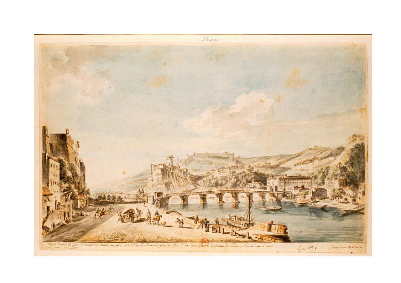 Burg Pierre Scize in Frankreich