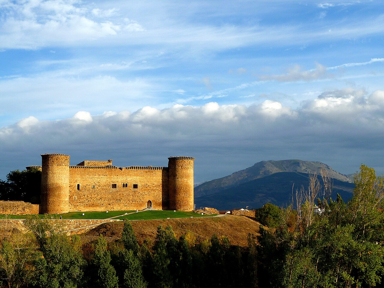 Castle of El Barco de Ávila in Spain