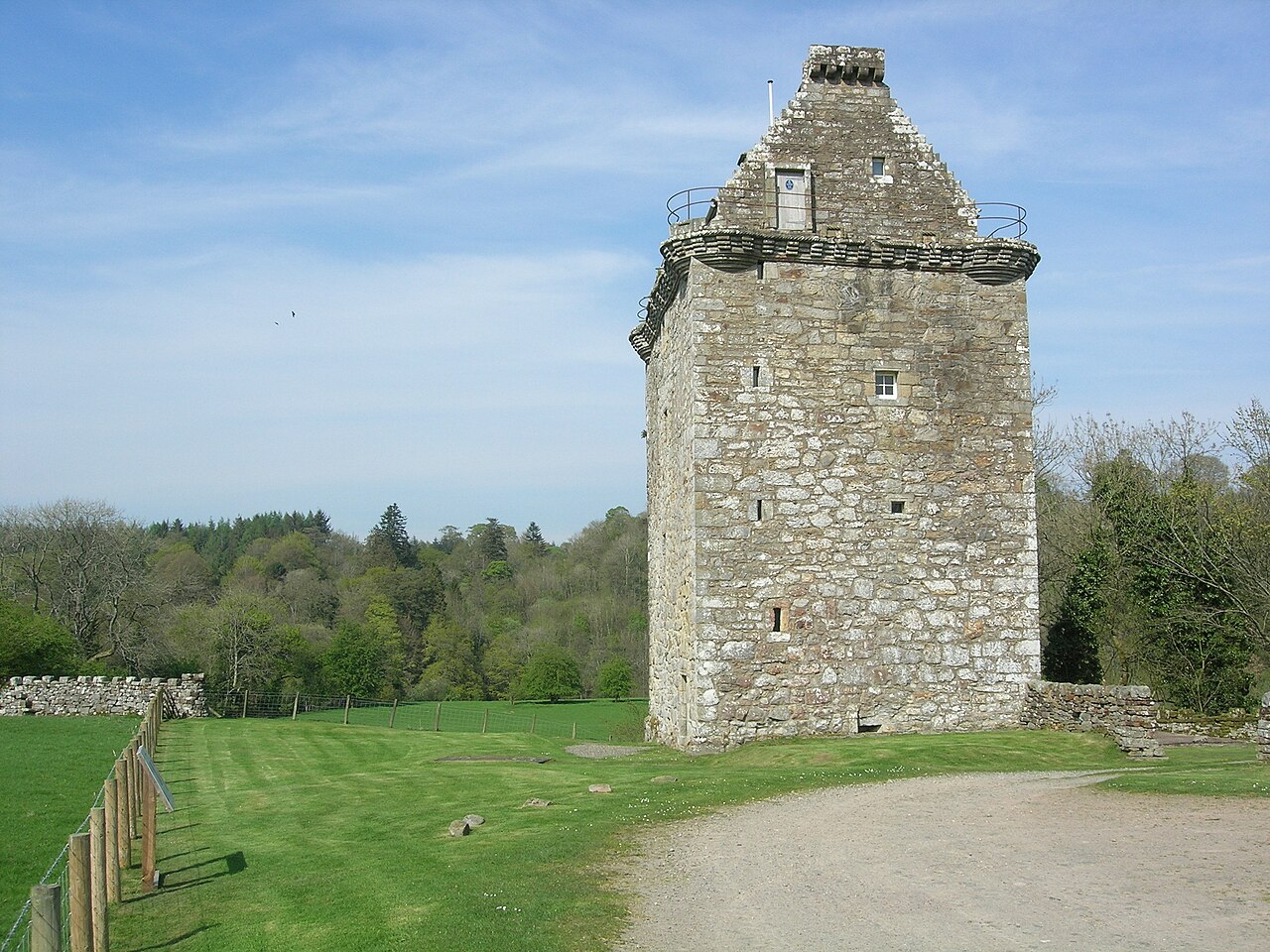 Gilnockie Tower en Escocia