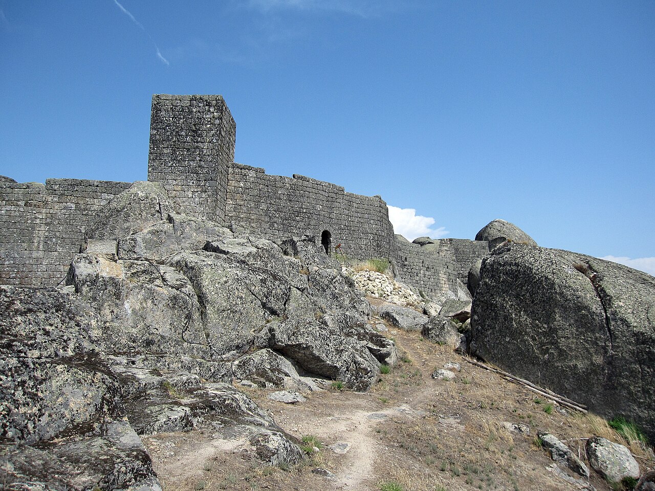 Castle of Monsanto in Portugal