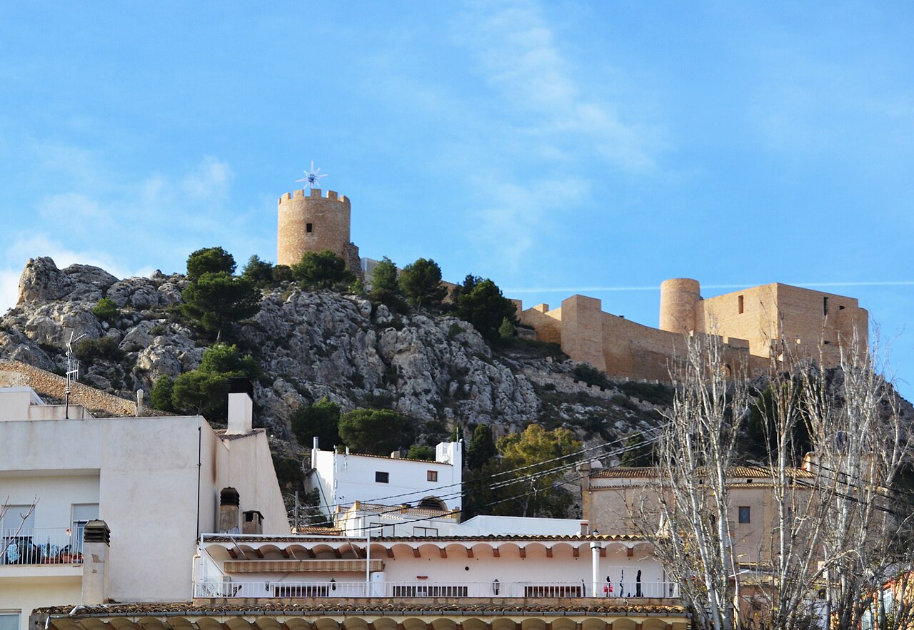 Castle of Castalla in Spain