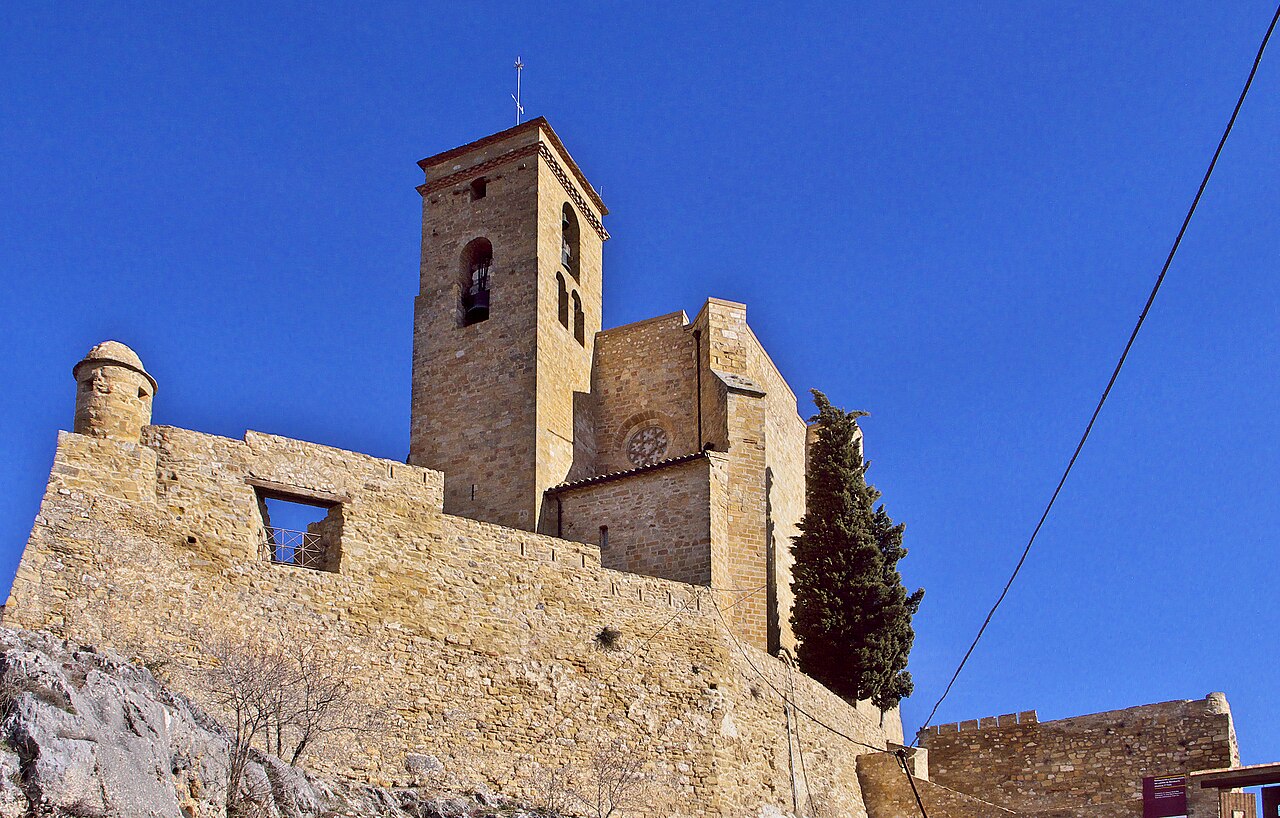 Castle of Benabarre in Spanien