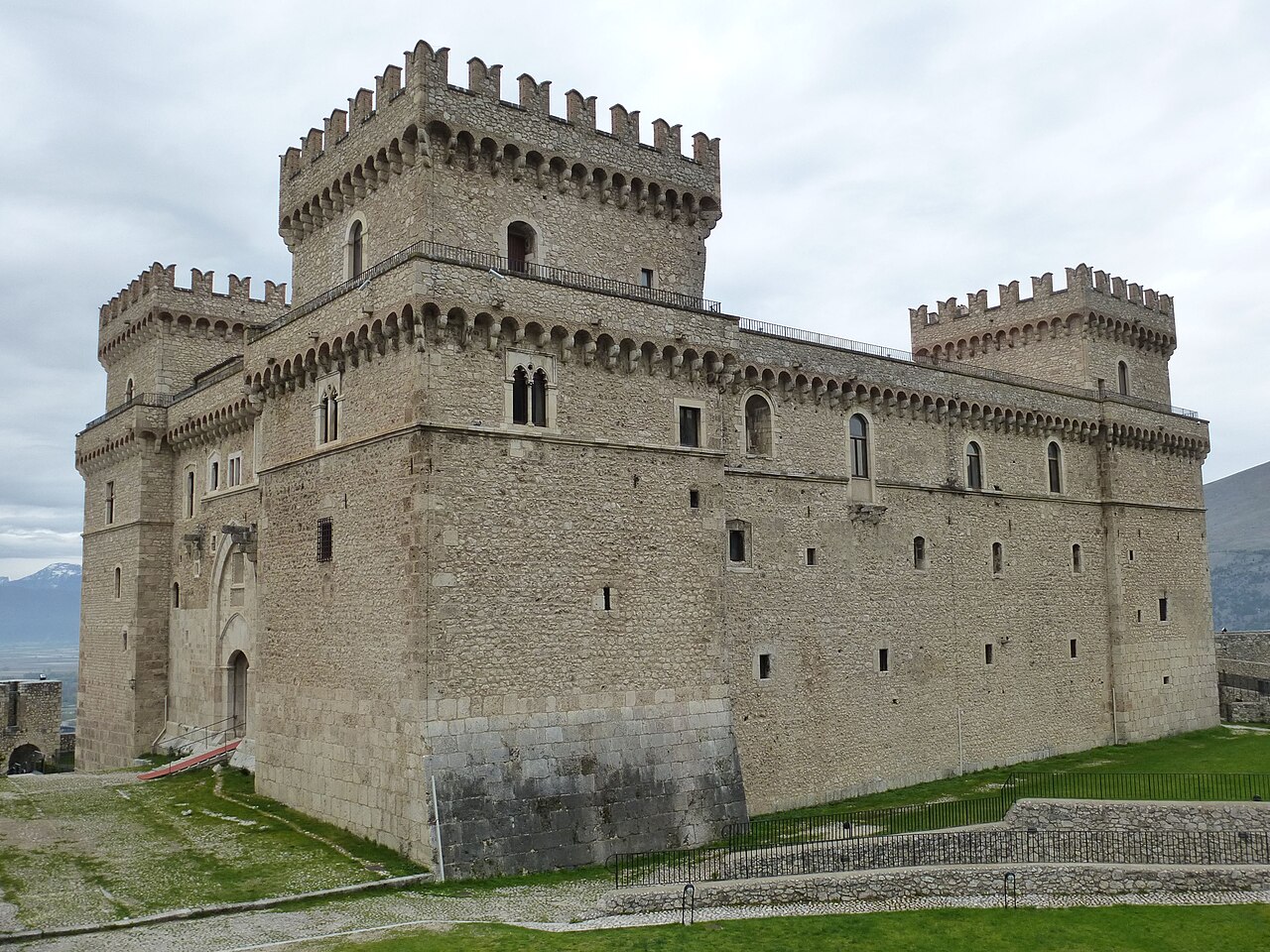Piccolomini Castle (Celano) in Italy