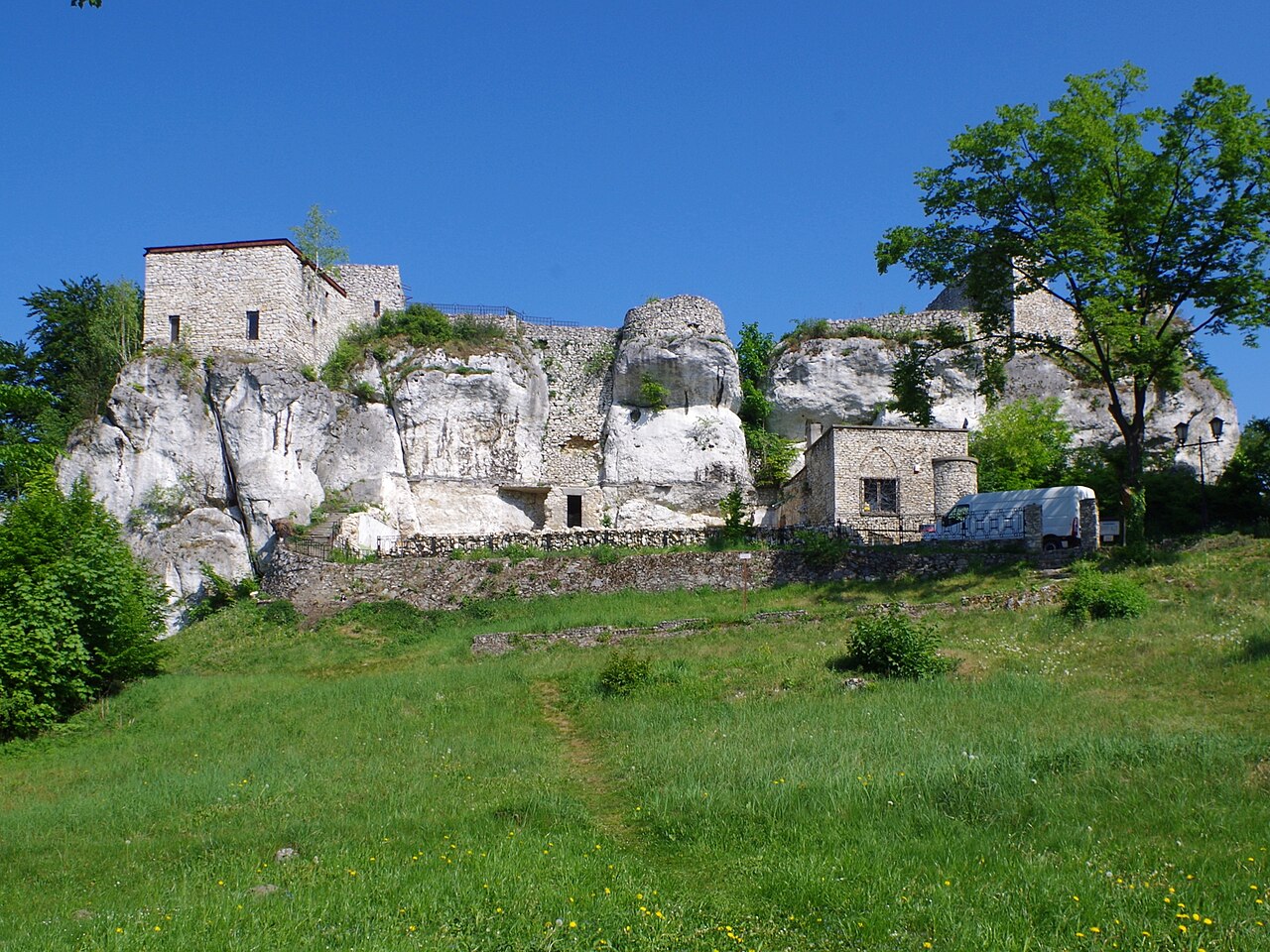 Burg Morsko in Polen