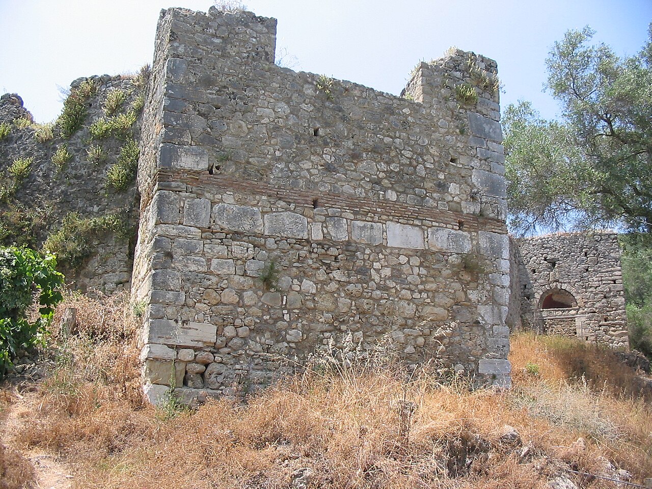 Gardiki Castle, Corfu in Greece