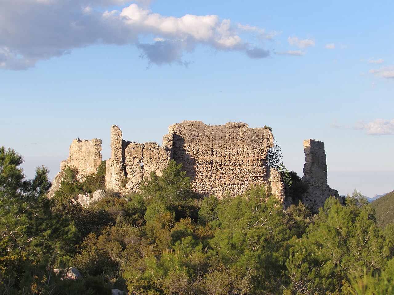 Vallada Castle in Spain